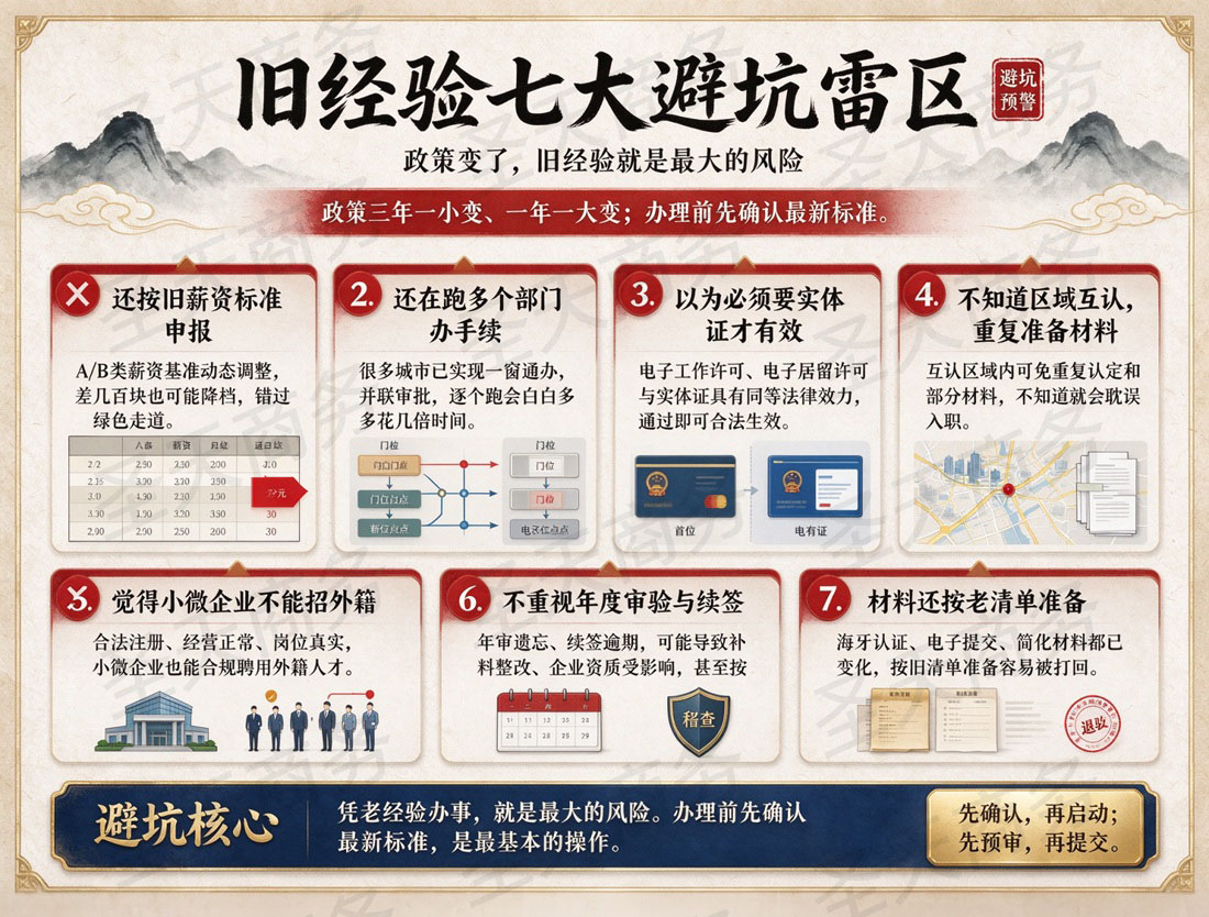 旧经验七大避坑雷区