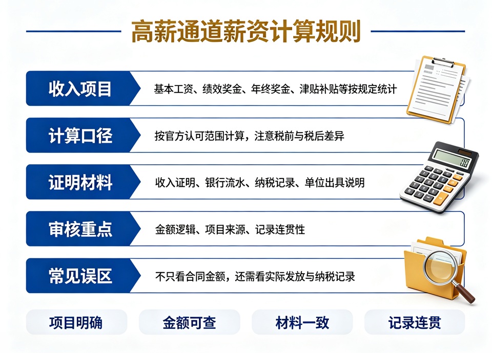 高薪通道薪资计算规则
